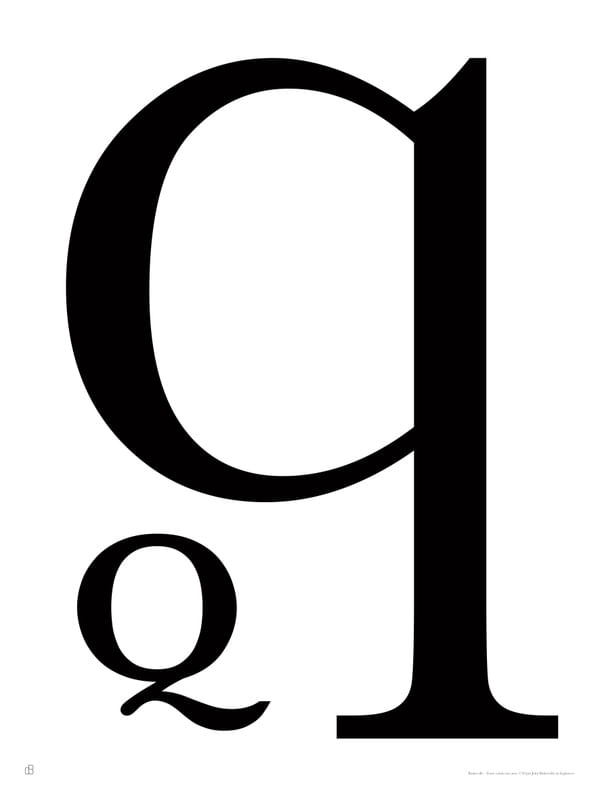 ALFABETO BASKERVILLE - Q
