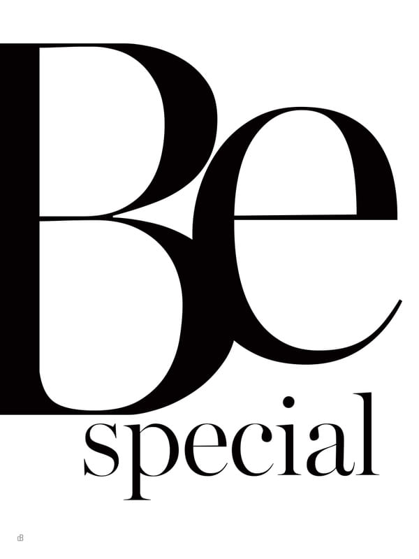 BE SPECIAL