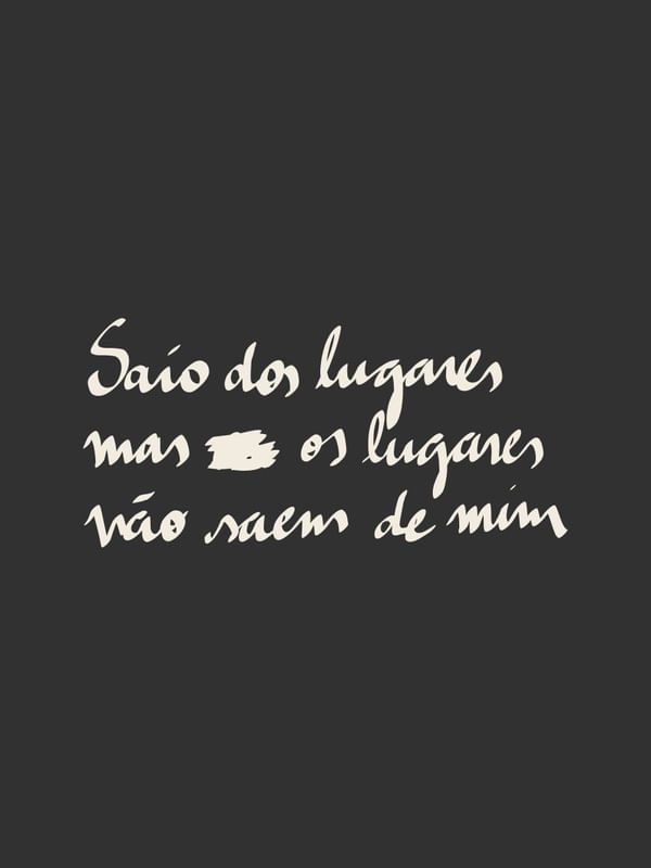 SAIO DOS LUGARES ... - PRETO E BRANCO
