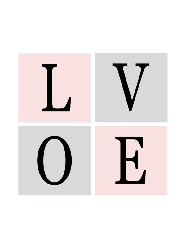ARTE LOVE MINIMALISTA
