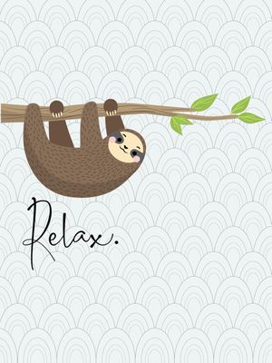 ARTE BICHO PREGUIÇA RELAX
