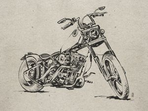 MOTO HARLEY SKETCH