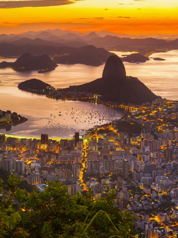AMANHECER NA GUANABARA II - PINTURA A ÓLEO