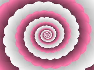 MODERN PINK FLORAL ART