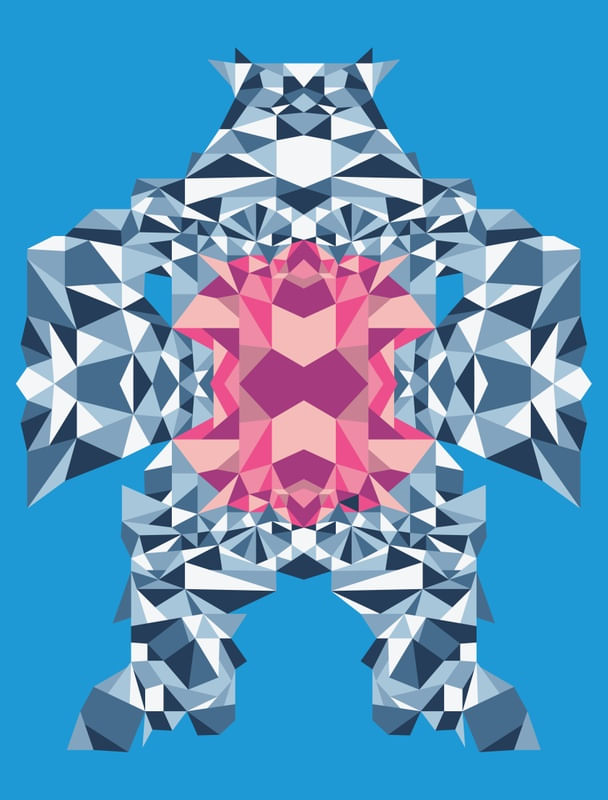 MOZAIC SERIES - SAFIRE BEAR