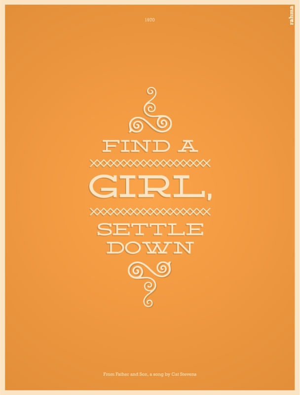 FIND A GIRL, SETTLE DOWN