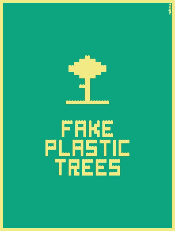 FAKE PLASTIC TREES