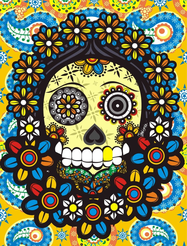 Quadro Decorativo Caveira