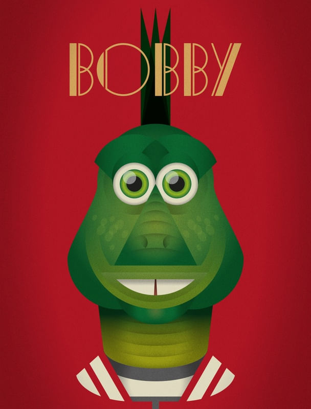 POLYGONAL PORTRAIT - BOBBY