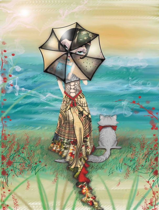 SOPHIE E SUA GATA