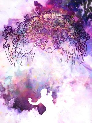 TECHNICOLOR SPACE UNICORN GAGA