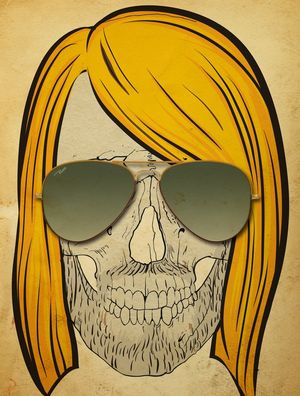 SKULL KURT COBAIN