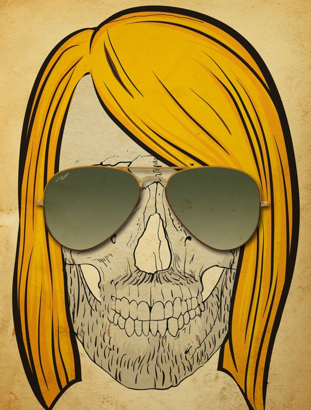 SKULL KURT COBAIN