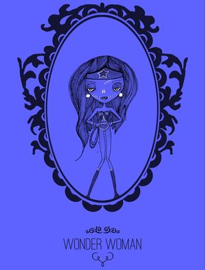 WONDER WOMAN PURPLE GLOW