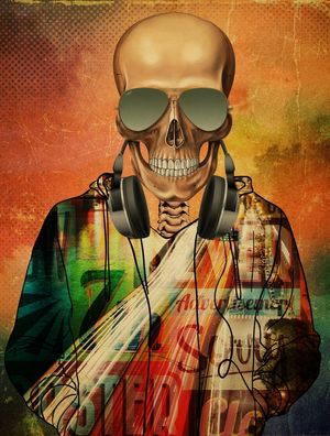 SKULL COLOR DJ