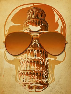 SKULL TORRE DE PISA