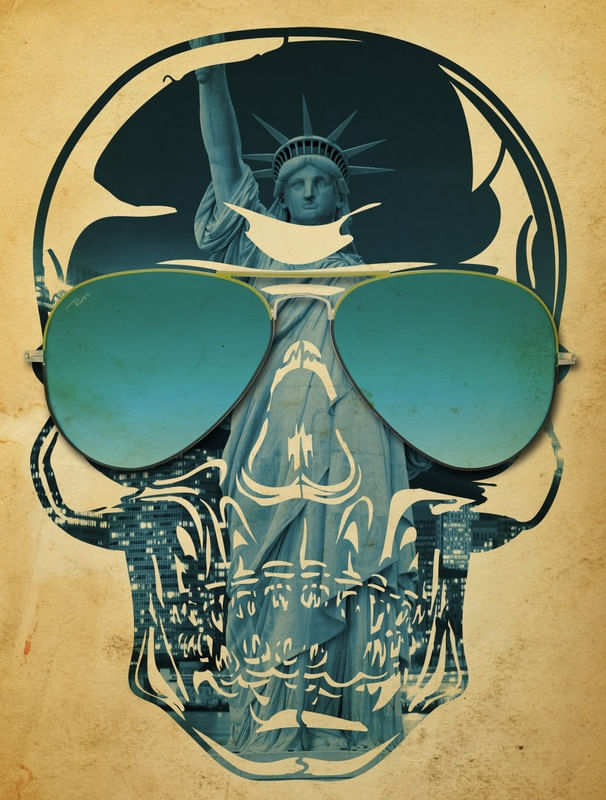 SKULL STATUE OF LIBERTY
