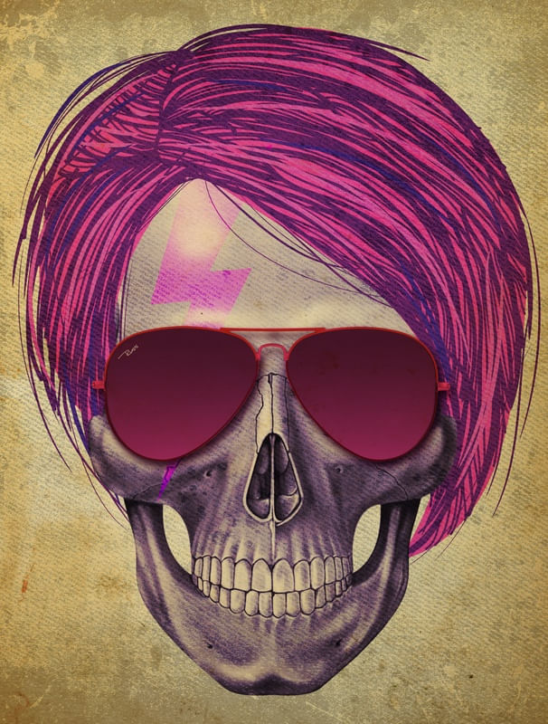 SKULL PURPLE I