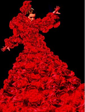 FLAMENCO ROSE DRESS