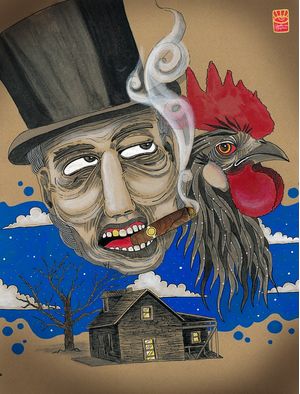 FIGHTING ROOSTERS