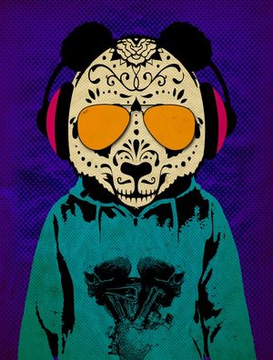 PANDA SKULL DJ