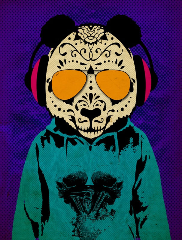 PANDA SKULL DJ
