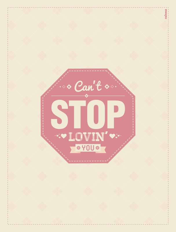 CAN'T STOP LOVIN' YOU