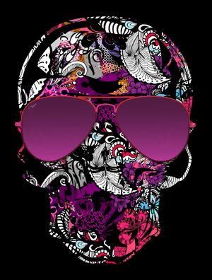FLOWER SKULL