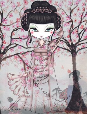 THE GUEISHA OF THE CHERRY TREES