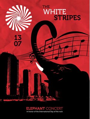 ELEPANT CONCERT - WHITE STRIPES