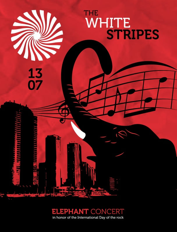 ELEPANT CONCERT - WHITE STRIPES