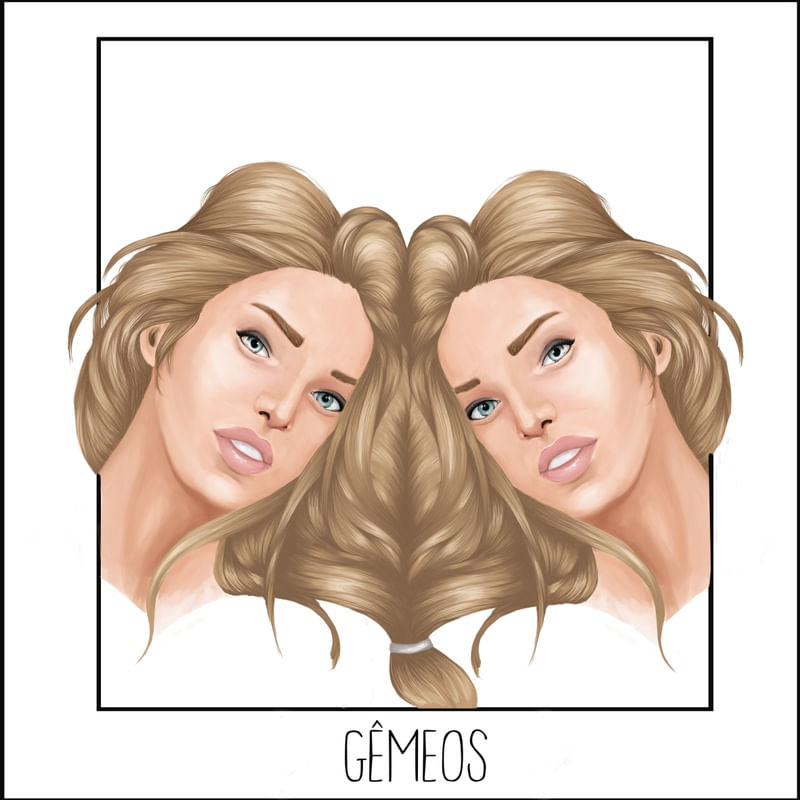 ZODIAC FACE - GEMINI