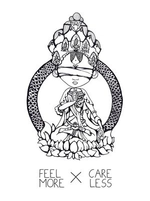 FEEL MORE X CARE LESS