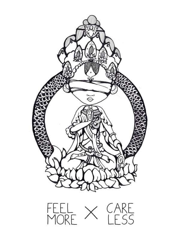 FEEL MORE X CARE LESS