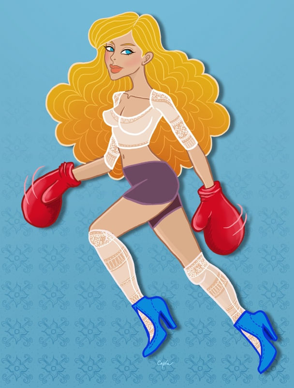 BOXE BORDADO