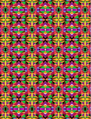 GEOMETRIC EYES PATTERN