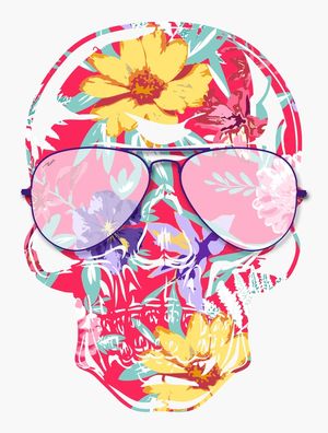 SKULL FLOWERS 3