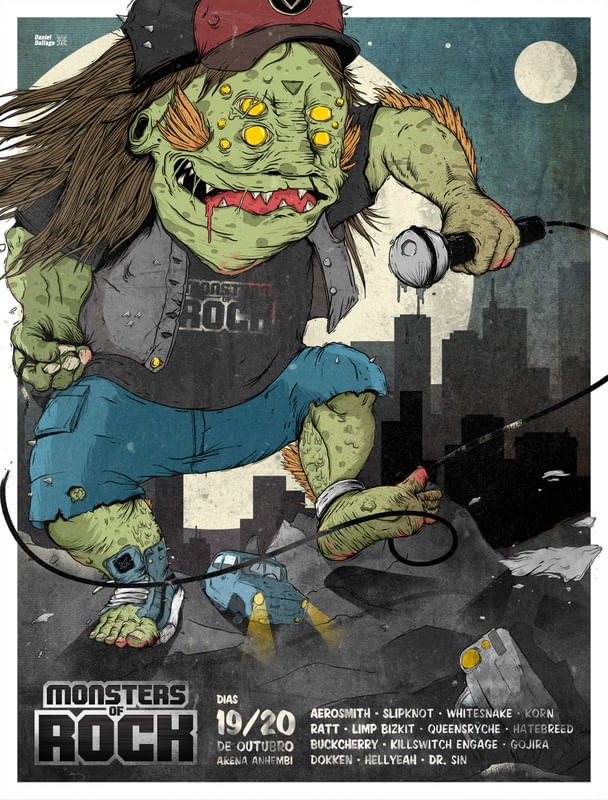 MONSTERS OF ROCK III POR DANIEL DALLAGO