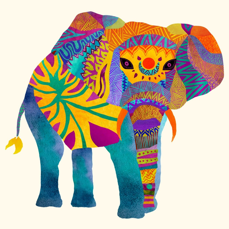WHIMSICAL ELEPHANT