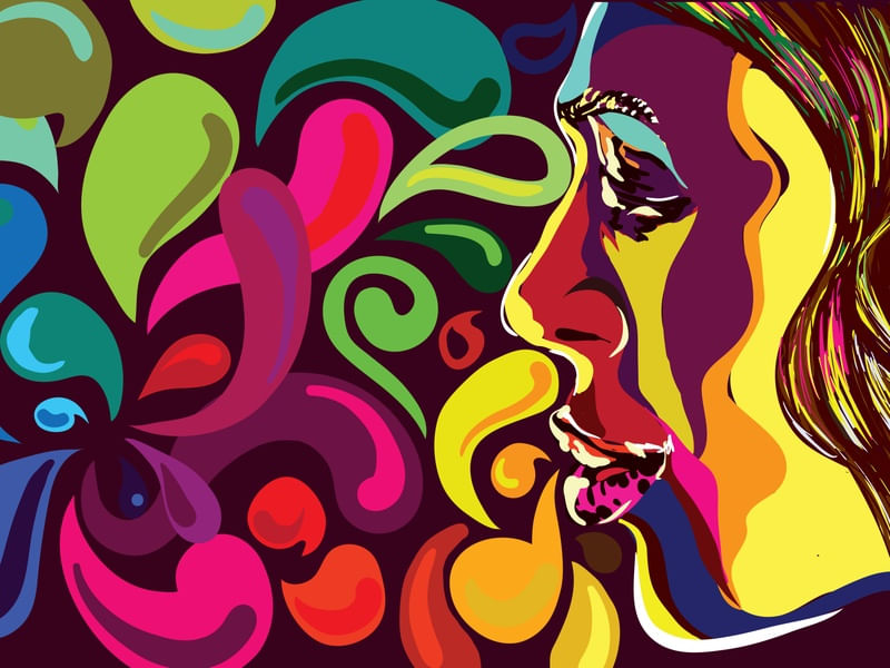 MULHER DE CORES
