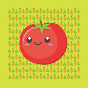 ALFACE, CENOURA E TOMATE