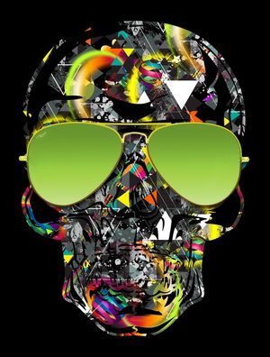 PSYCHEDELIC SKULL
