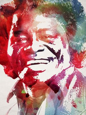 JAMES BROWN WATER COLOR