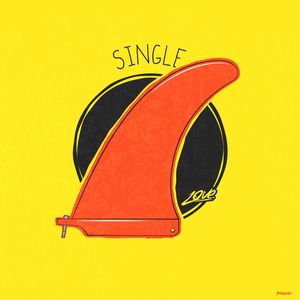 SINGLE FIN SURF - YELLOW