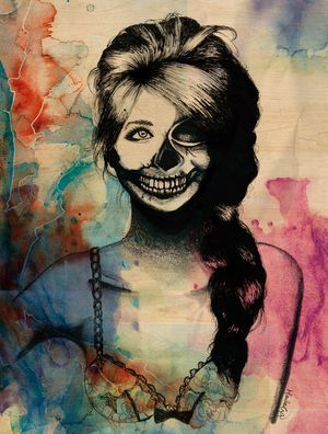 WOMAN SKULL