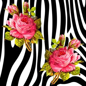 ZEBRA IN THE GARDEN