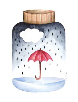 CHUVA NO POTE
