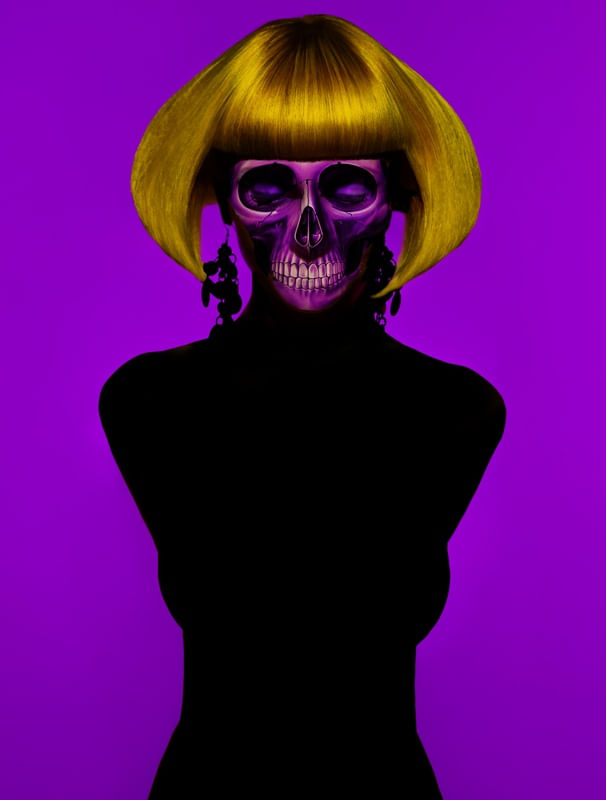 PURPLE SKULL GIRL