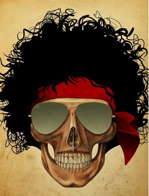SKULL JIMI HENDRIX