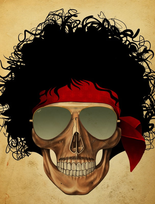 SKULL JIMI HENDRIX